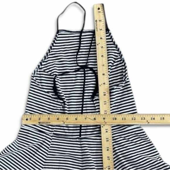 Free People We The Free Tabby Cat Fit & Flare Peplum Top - Picture 14 of 16